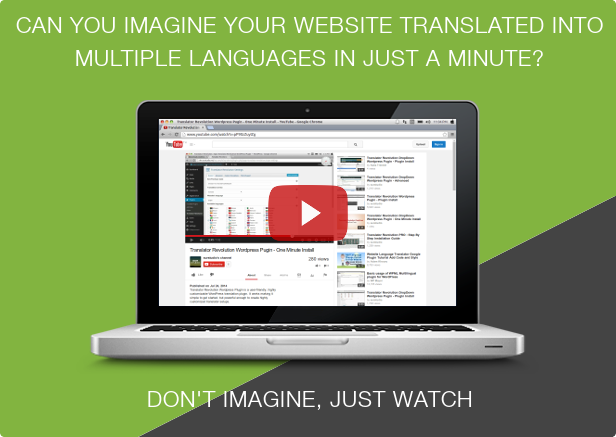 Ajax Translator Revolution WordPress Plugin - 1